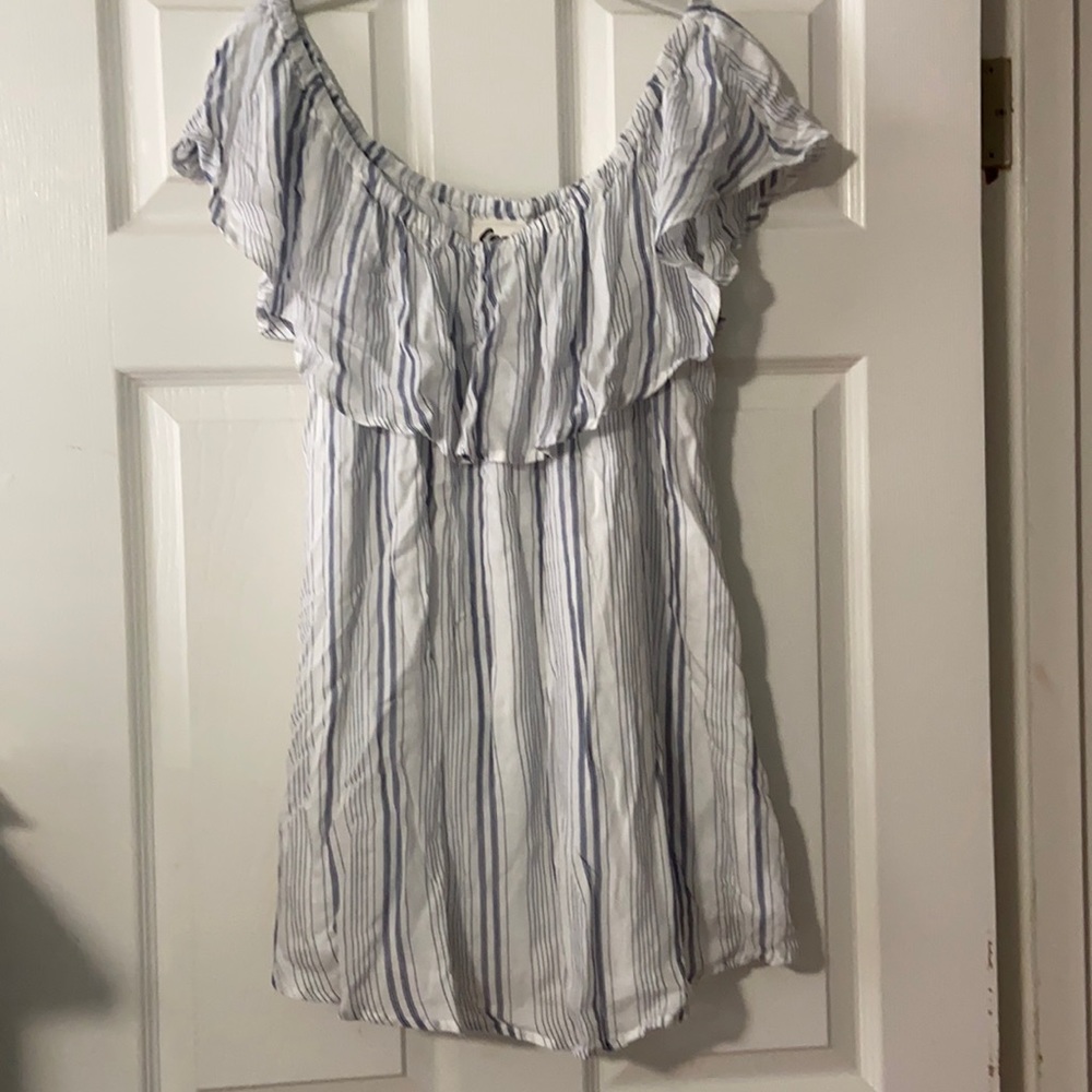 Blue & white Stripped Shirt